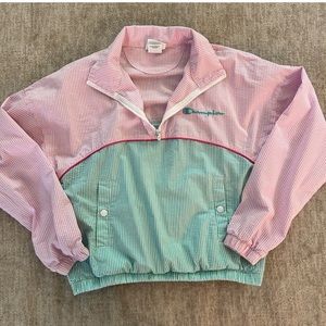 Champion Quarter Zip Pull Over Jacket